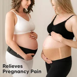 Keababies Pre/Post Maternity Supports*- Maternity Belly Bands for Pregnant Women, Black