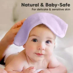 Keababies Baby Washcloths*- 6-Pack Baby Wash Cloths, Soft Lilac