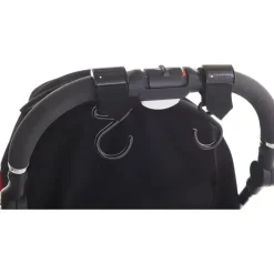 Kidco Stroller Adapters*- Buggygear Premium Anti-Slip Boutique Buggy Hooks, Matte Black, Set of 2