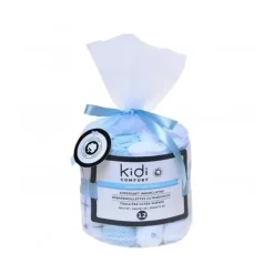 KidiComfort Baby Washcloths*12Pck Blue Cotton Baby Washcloths