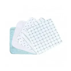 KidiComfort Baby Washcloths*12Pck Blue Cotton Baby Washcloths