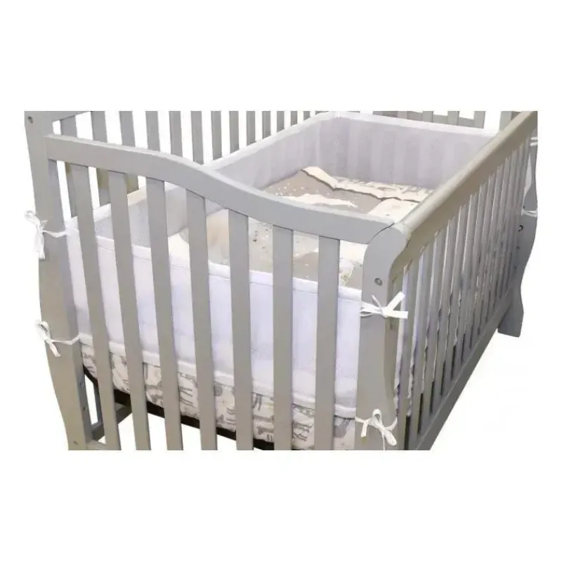 Kidiway Bumpers, Liners & Skirts*Kidilove White 3D Mesh Bumper Pads For Baby Crib