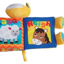 Epoch Toys For 0-12 Months*Kidoozie - Farm Friends Crinkle Book