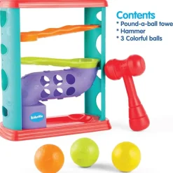 Epoch Toys For 2 Year Old*Kidoozie - Pound-A-Ball Tower