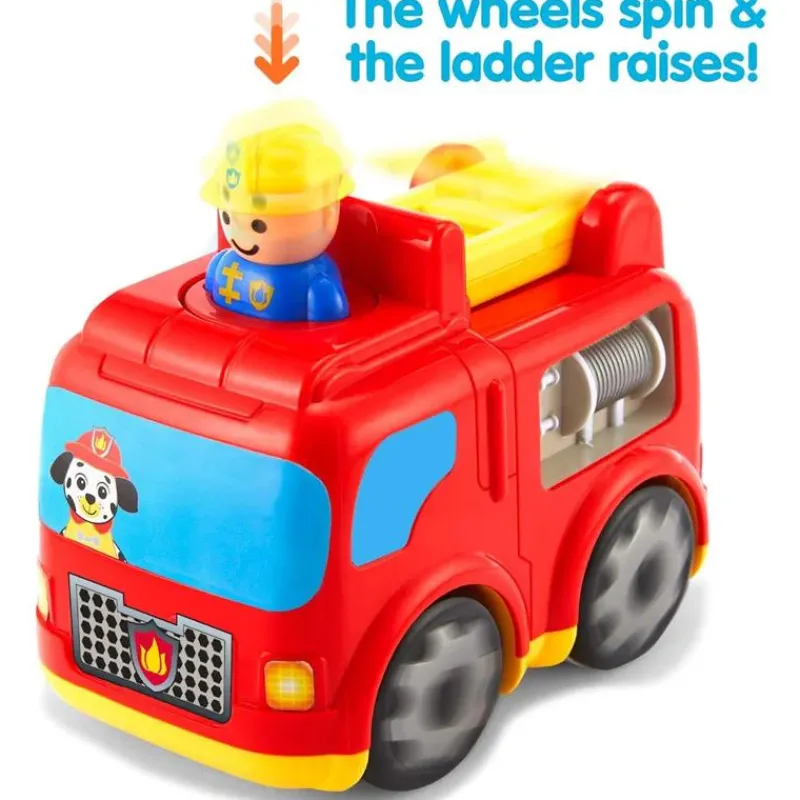 Epoch Toys For 2 Year Old*Kidoozie - Press 'N Zoom Fire Engine