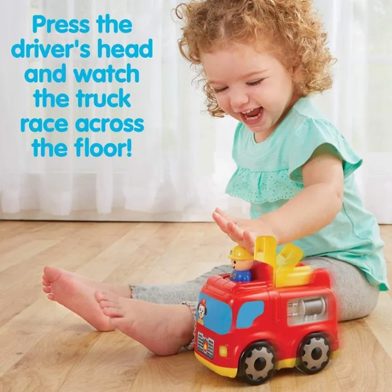Epoch Toys For 2 Year Old*Kidoozie - Press 'N Zoom Fire Engine