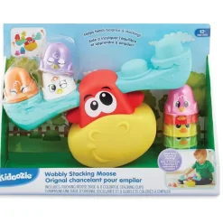 Epoch Toys For 2 Year Old*Kidoozie - Wobbly Stacking Moose