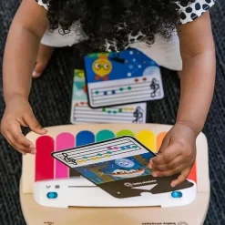 Baby Einstein Gift For Toddler*Kids 2 - and Hape Magic Touch Piano Wooden Musical Toddler Toy, Age 6 Months and Up