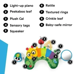 Baby Einstein Toys For 0-12 Months|Gift For Toddler*Kids II - Cal-A-Pillow, Tummy Time Activity Pillow