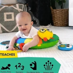 Baby Einstein Toys For 0-12 Months|Gift For Toddler*Kids II - Cal-A-Pillow, Tummy Time Activity Pillow
