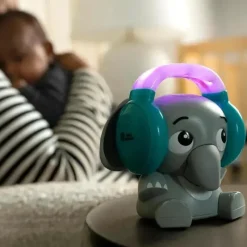 Baby Einstein Gift For Toddler|Soothers & Sound Machines*Kids II - Earl The Elephant Bluetooth Soother Sound Machine, Stream Music Night Light