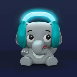 Baby Einstein Gift For Toddler|Soothers & Sound Machines*Kids II - Earl The Elephant Bluetooth Soother Sound Machine, Stream Music Night Light