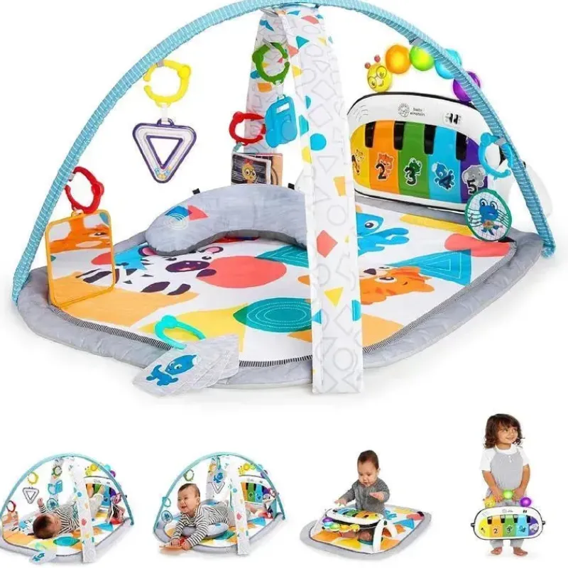 Baby Einstein Activity Centers & Jumpers|Toys For 0-12 Months*Kids II - 4-In-1 Kickin' Tunes, Music & Language Discovery Gym