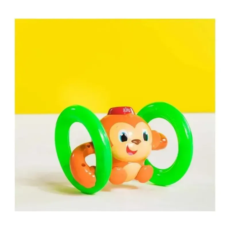 Bright Starts Toys For 0-12 Months*Kids II - Roll & Glow Monkey Crawling Baby Toy