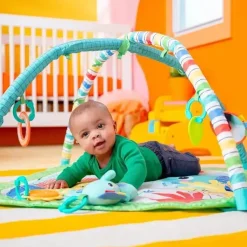 Bright Starts Activity Centers & Jumpers|Toys For 0-12 Months*Kids II - Wild Wiggles Activity Gym With Folding Toy Bar