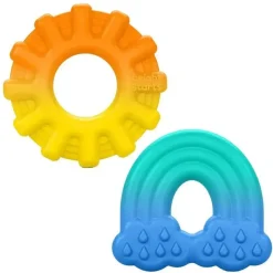 Bright Starts Rattles & Teethers|Toys For 0-12 Months*Kids II - Chance Of Smiles Silicone Teether
