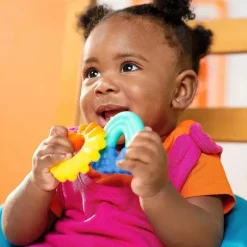 Bright Starts Rattles & Teethers|Toys For 0-12 Months*Kids II - Chance Of Smiles Silicone Teether