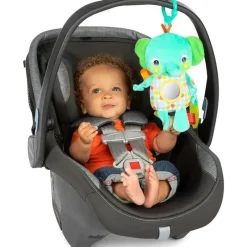 Bright Starts Stroller & Car Seat Toys*Kids II - Elephant Huggin’ Lights Musical Light Up Toy for Stroller