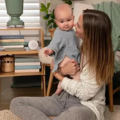 Ingenuity Gift For Baby|Soothers & Sound Machines*Kids II - Pock-a-Bye Baby Soother and Bluetooth Speaker, Stream Music