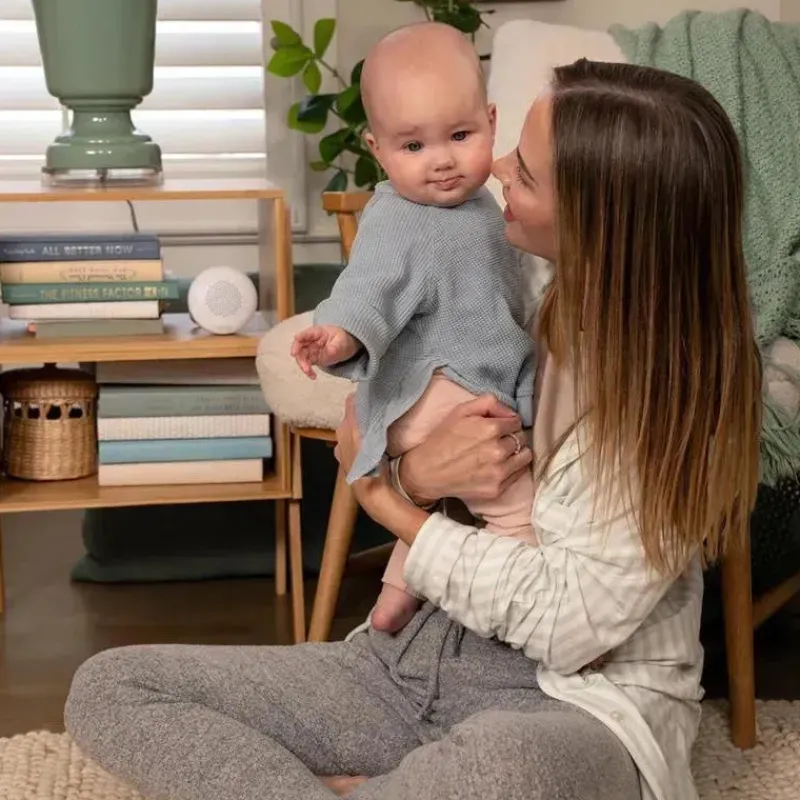Ingenuity Gift For Baby|Soothers & Sound Machines*Kids II - Pock-a-Bye Baby Soother and Bluetooth Speaker, Stream Music