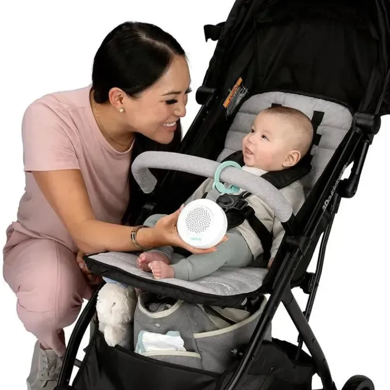 Ingenuity Gift For Baby|Soothers & Sound Machines*Kids II - Pock-a-Bye Baby Soother and Bluetooth Speaker, Stream Music