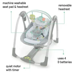 Ingenuity Bouncers, Swings & Rockers*Kids II - 5-Speed Portable Baby Swing with Music