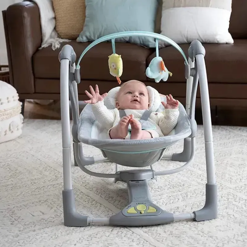 Ingenuity Bouncers, Swings & Rockers*Kids II - 5-Speed Portable Baby Swing with Music