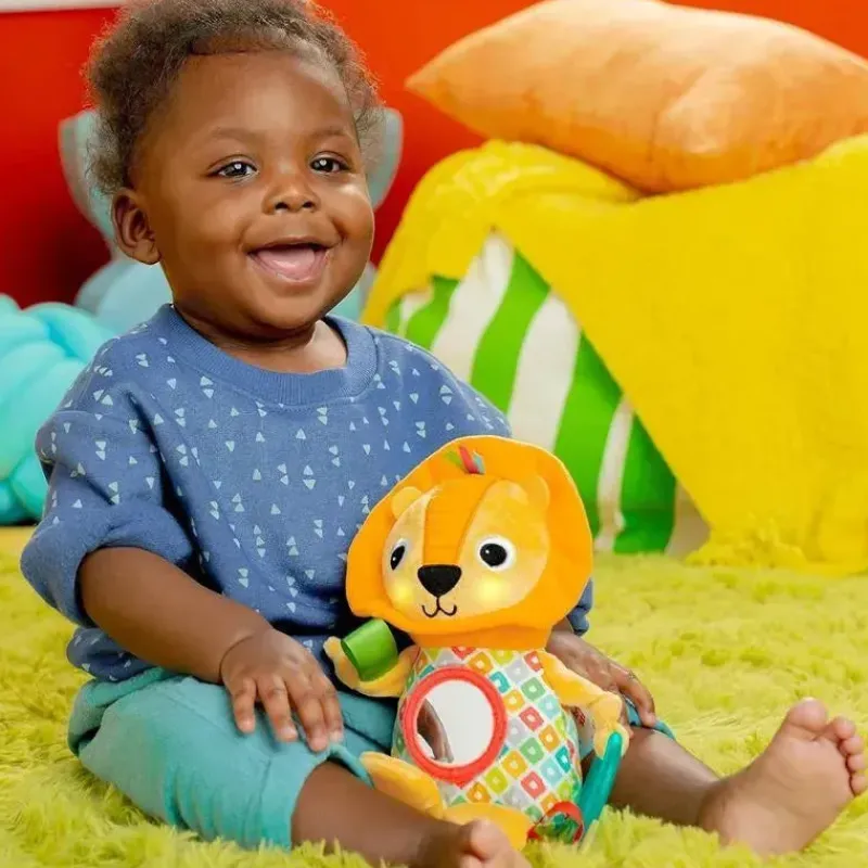 Bright Starts Stroller & Car Seat Toys*Kids II - Lion Huggin’ Lights Musical Light Up Toy for Stroller