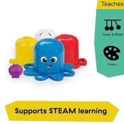 Baby Einstein Bath Toys*Kids II - Opus’s Stack & Stream Sensory Stacking Cups