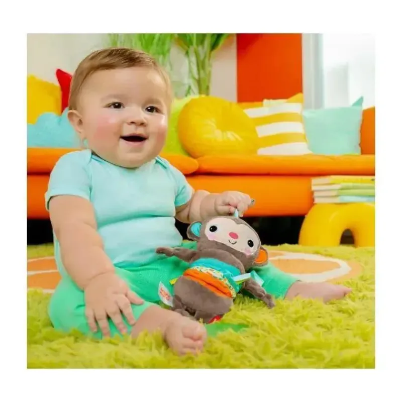 Bright Starts Stroller & Car Seat Toys*Kids II - Pull, Play ’N Boogie Monkey Musical Activity Toy
