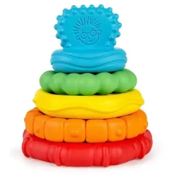 Baby Einstein Rattles & Teethers|Toys For 0-12 Months*Kids II - Stack & Teethe Multi-Textured Teether Toy