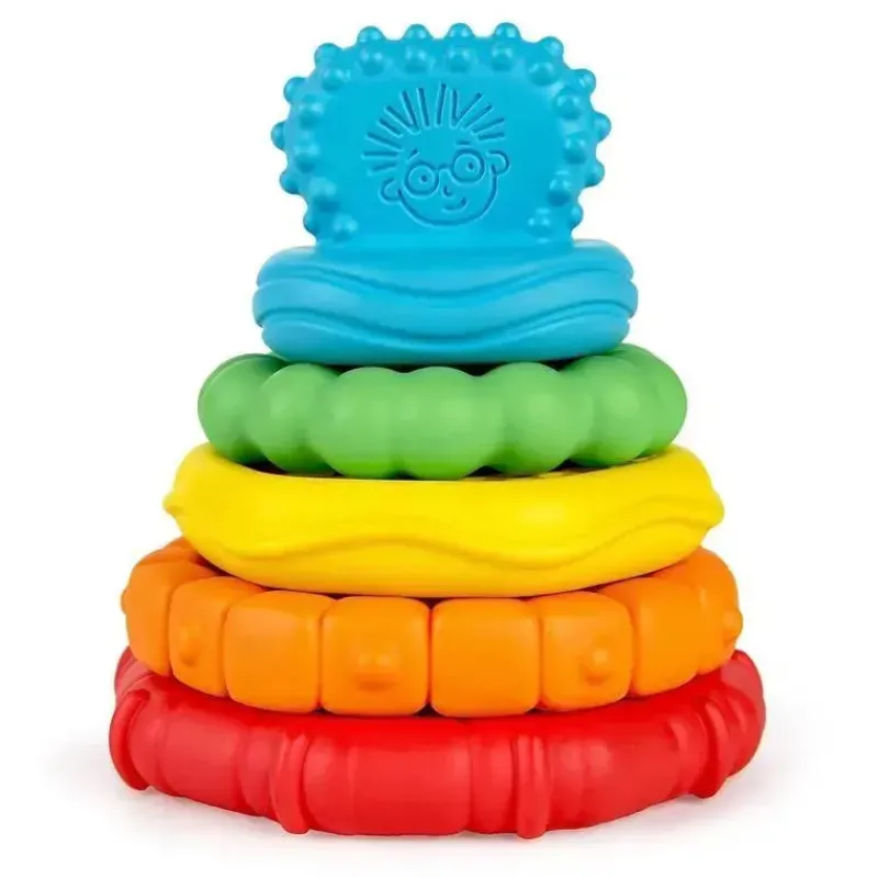 Baby Einstein Rattles & Teethers|Toys For 0-12 Months*Kids II - Stack & Teethe Multi-Textured Teether Toy