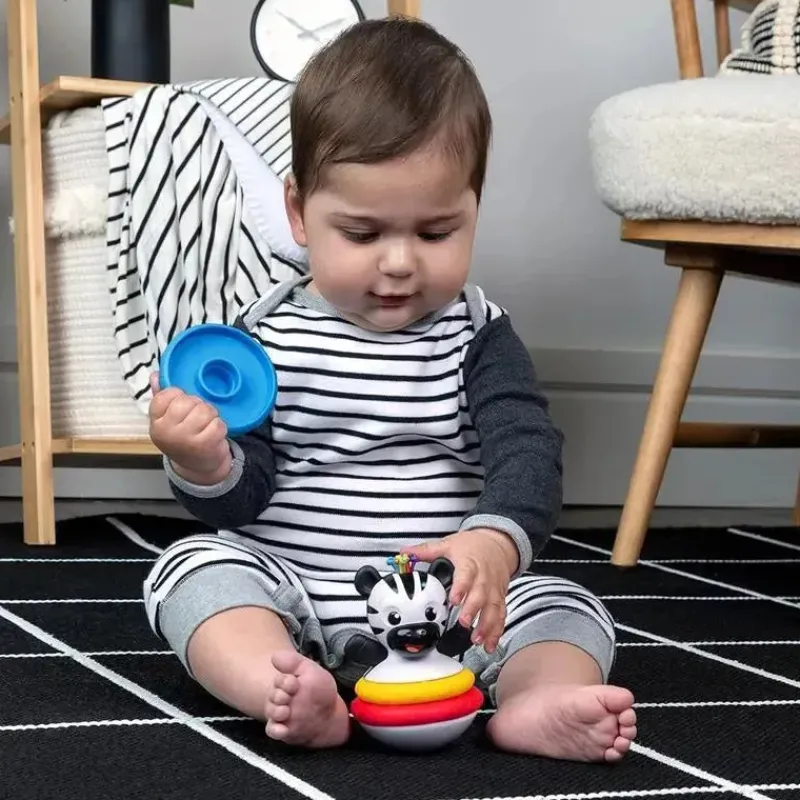 Baby Einstein Rattles & Teethers*Kids II - Stack & Wobble Zen Teether Toy