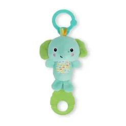 Bright Starts Stroller & Car Seat Toys*Kids II - Tug Tunes Take-Along Toy, Elephant Refresh