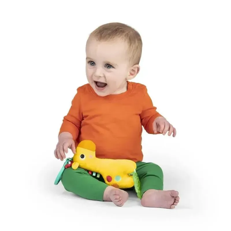 Bright Starts Stroller & Car Seat Toys*Kids II - Tug Tunes Take-Along Toy, Giraffe
