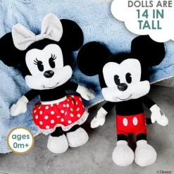 Kids Preferred Plush & Stuffed Animals|Mickey & Minnie*- Disney 100 Anniversary Baby Mickey Mouse and Minnie Mouse 2 Piece Plush Collector Set