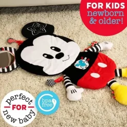 Kids Preferred Mickey & Minnie*- Disney Black & White Mickey Mouse Playmat