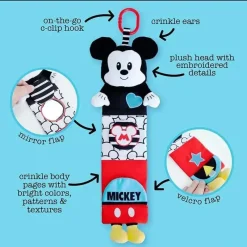 Kids Preferred Mickey & Minnie*- Disney Black & White Mickey Mouse Full Body Soft Book