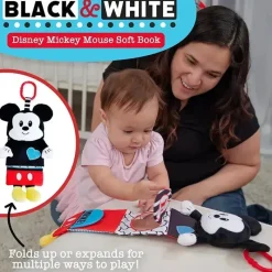 Kids Preferred Mickey & Minnie*- Disney Black & White Mickey Mouse Full Body Soft Book