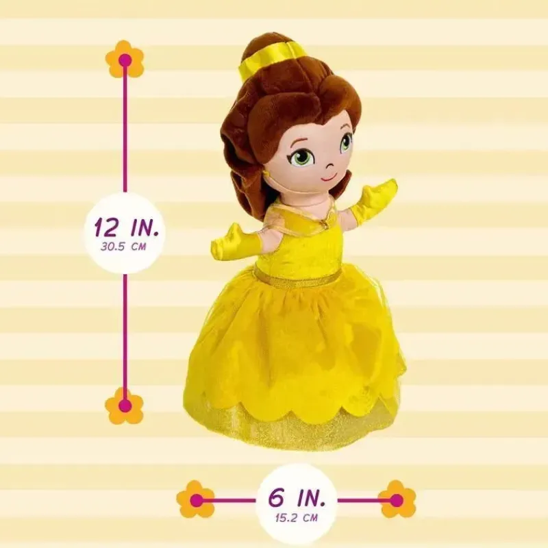 Kids Preferred Disney Princess|Plush & Stuffed Animals*- Disney Dancing Belle Stuffed Animal Plush Toy That Dances with Music