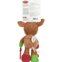 Kids Preferred Toys For 0-12 Months|Gift For Baby*- Rudolph The Red-Nosed Reindeer On The Go Teether Developmental Activity Toy, 12 inches