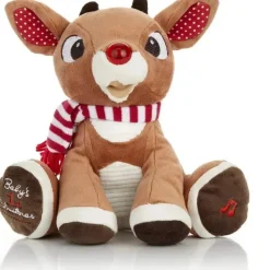Kids Preferred Plush & Stuffed Animals*- Santa Claus Rudolph The Red-Nosed Reindeer Musical Stuffed Animal, 8 Inches