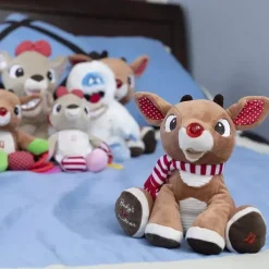 Kids Preferred Plush & Stuffed Animals*- Santa Claus Rudolph The Red-Nosed Reindeer Musical Stuffed Animal, 8 Inches