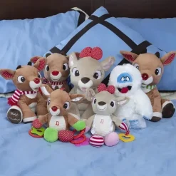 Kids Preferred Plush & Stuffed Animals*- Santa Claus Rudolph The Red-Nosed Reindeer Musical Stuffed Animal, 8 Inches