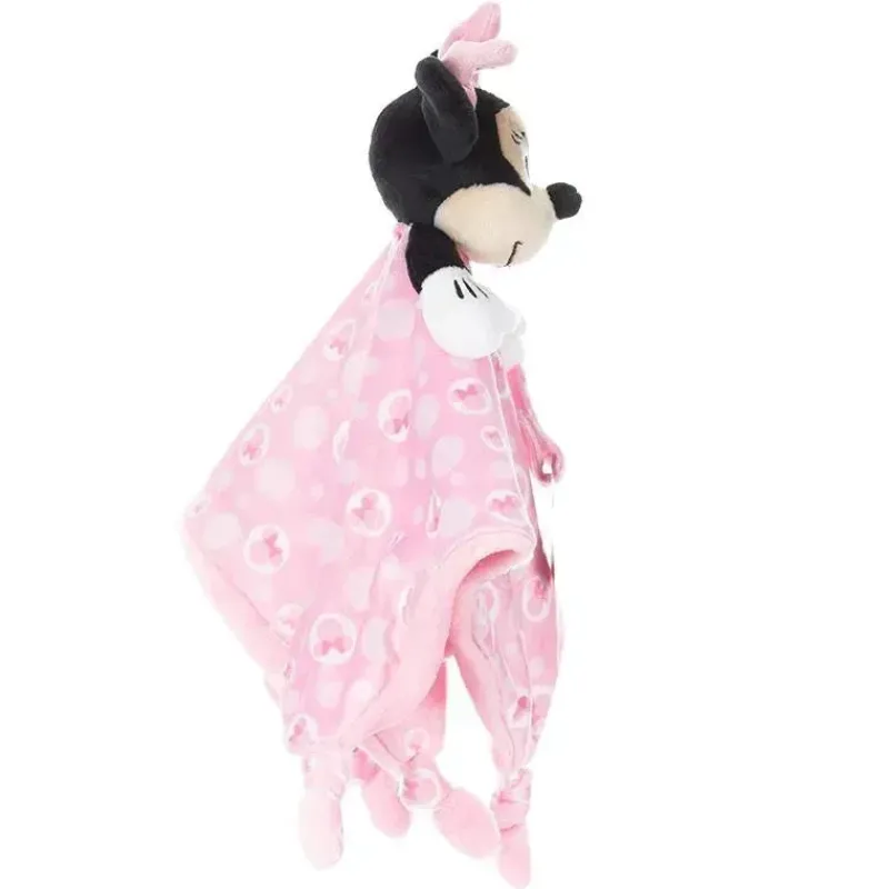 Kids Preferred Mickey & Minnie|Lovies, Security Blankets & Blankies*Disney - Minnie Snuggle Blanky with Paci Loop