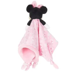 Kids Preferred Mickey & Minnie|Lovies, Security Blankets & Blankies*Disney - Minnie Snuggle Blanky with Paci Loop