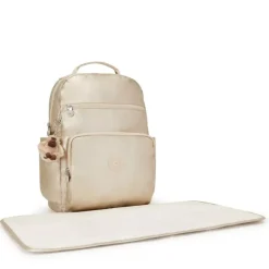 Kipling Diaper Backpacks*- So Baby Diaper Bag, Mettalic Gold