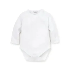 Kissy Kissy Baby Onesies & Bodysuits*- Baby Basic Long Sleeve Bodysuit, White