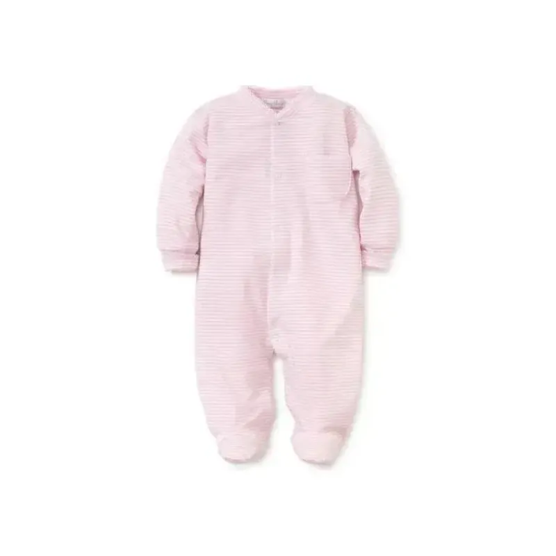 Kissy Kissy Baby Onesies & Bodysuits*- Baby Girl Stripes Footie, Pink