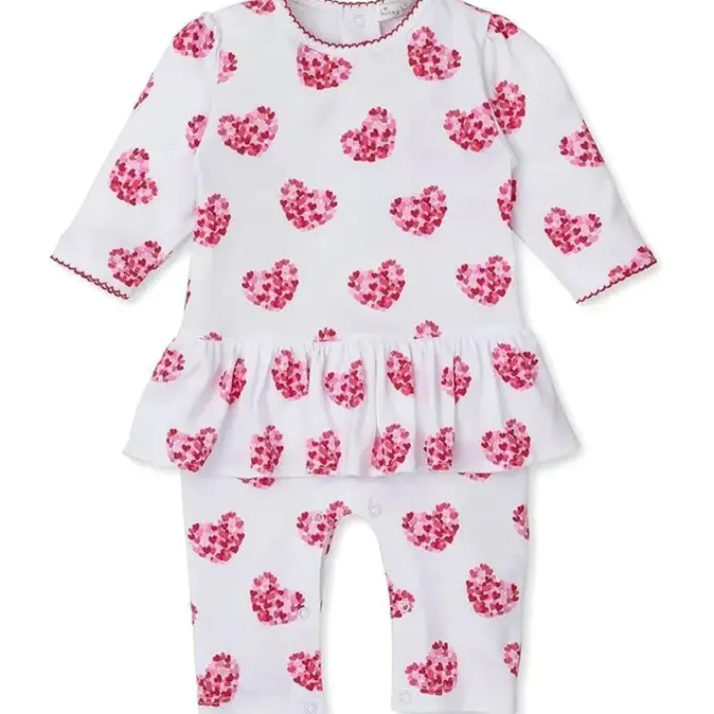 Kissy Kissy Baby Sets*- Baby Girls Infant Heart Of Hearts Print Playsuit